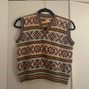 Vintage Wool Sweater Vest